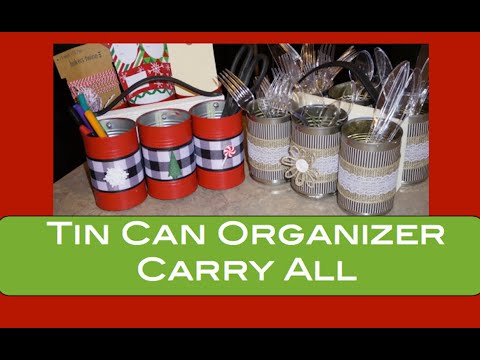 20 DIY Project Ideas With Tin Cans - Working the Flame