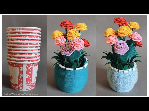 20 Craft Ideas With Disposable Cups - Working the Flame