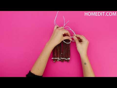 20 DIY Project Ideas With Sticks (Home & Garden) - Working the Flame
