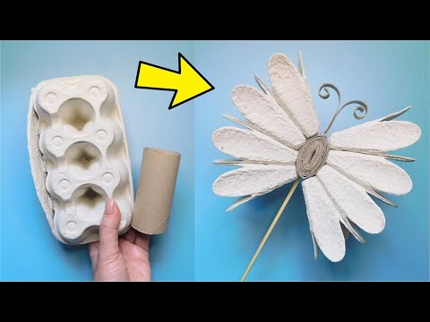 20 Craft Ideas With Egg Boxes - Working the Flame