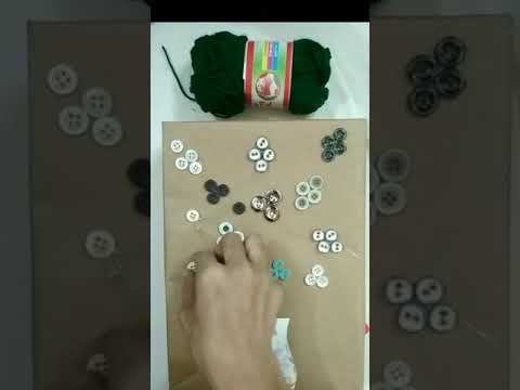 10 Craft Ideas With Button Wall Art - Working the Flame