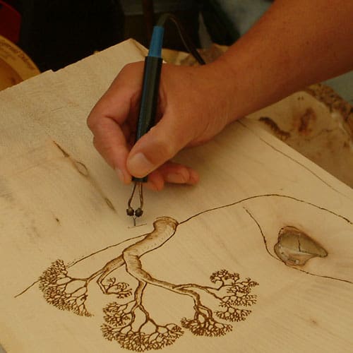 Using a Wood Burning Pen