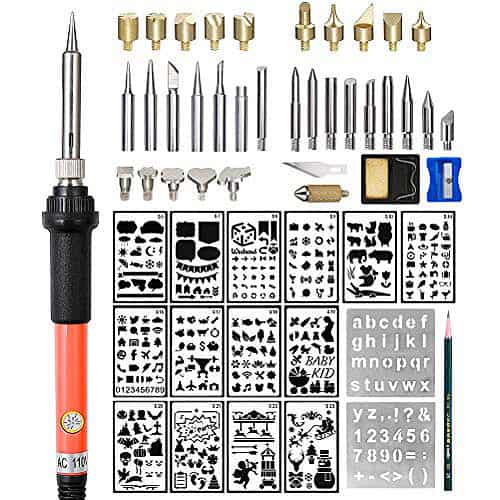 Wood Burning Kit, 65PCS Professional Wood Burner Tool with