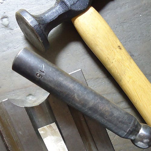 Colonial Silversmith Tools