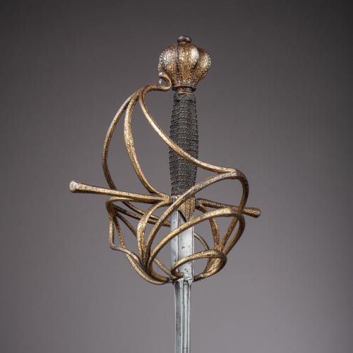 swept hilt ringed rapier