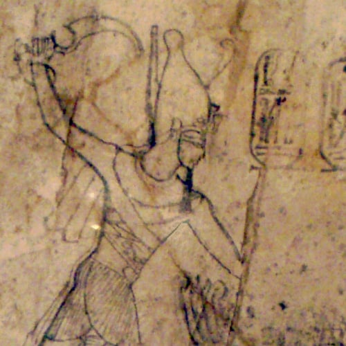 pharaoh using a khopesh