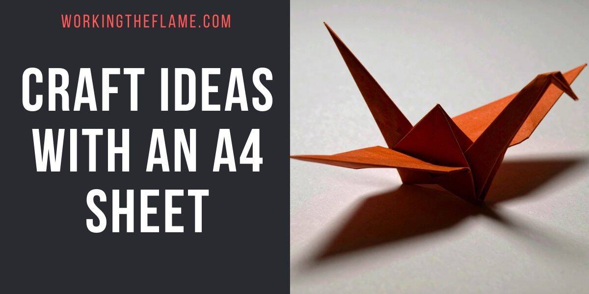Craft Ideas With an A4 Sheet